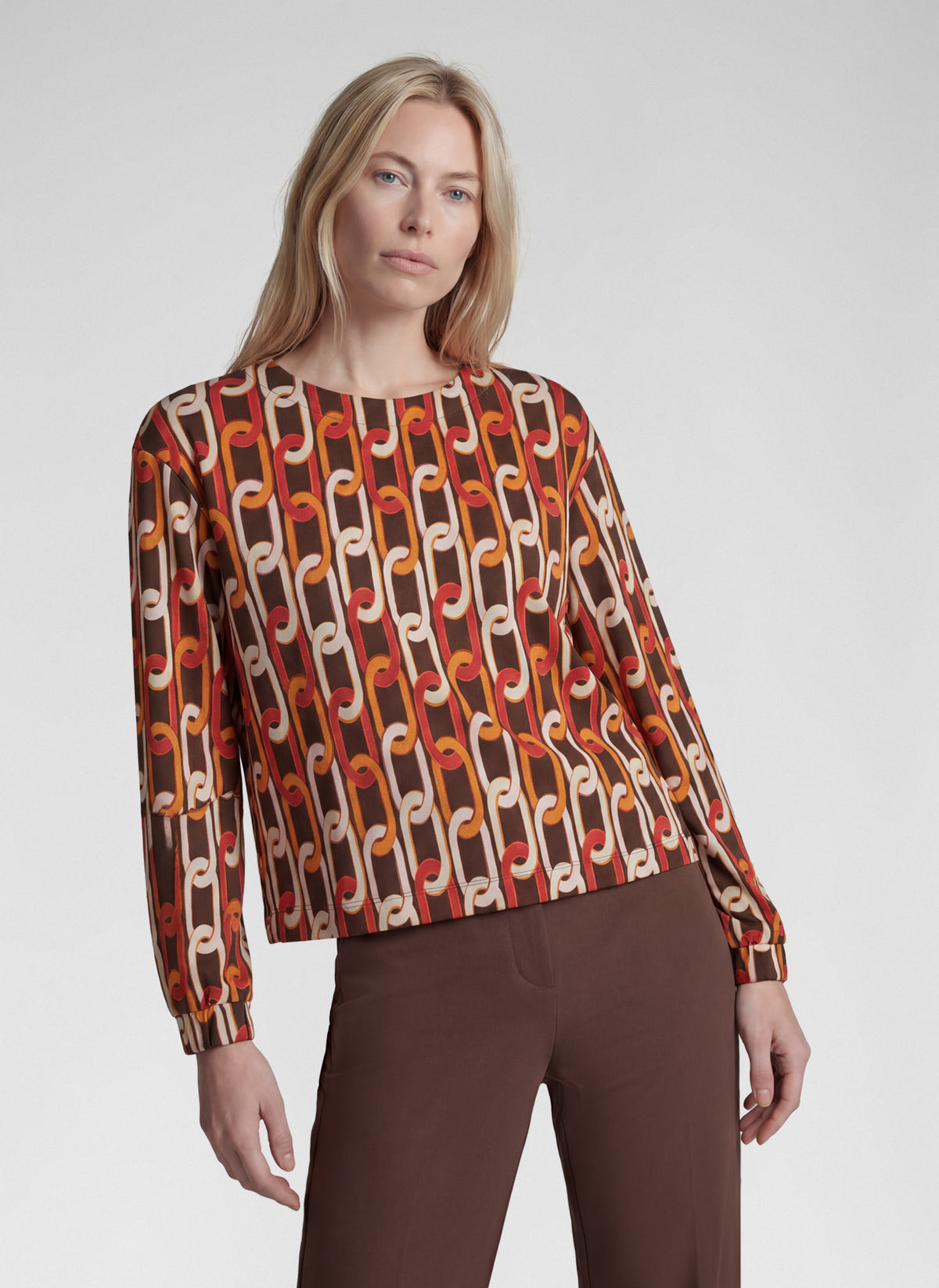Rabe Chain Link Long-Sleeve Top