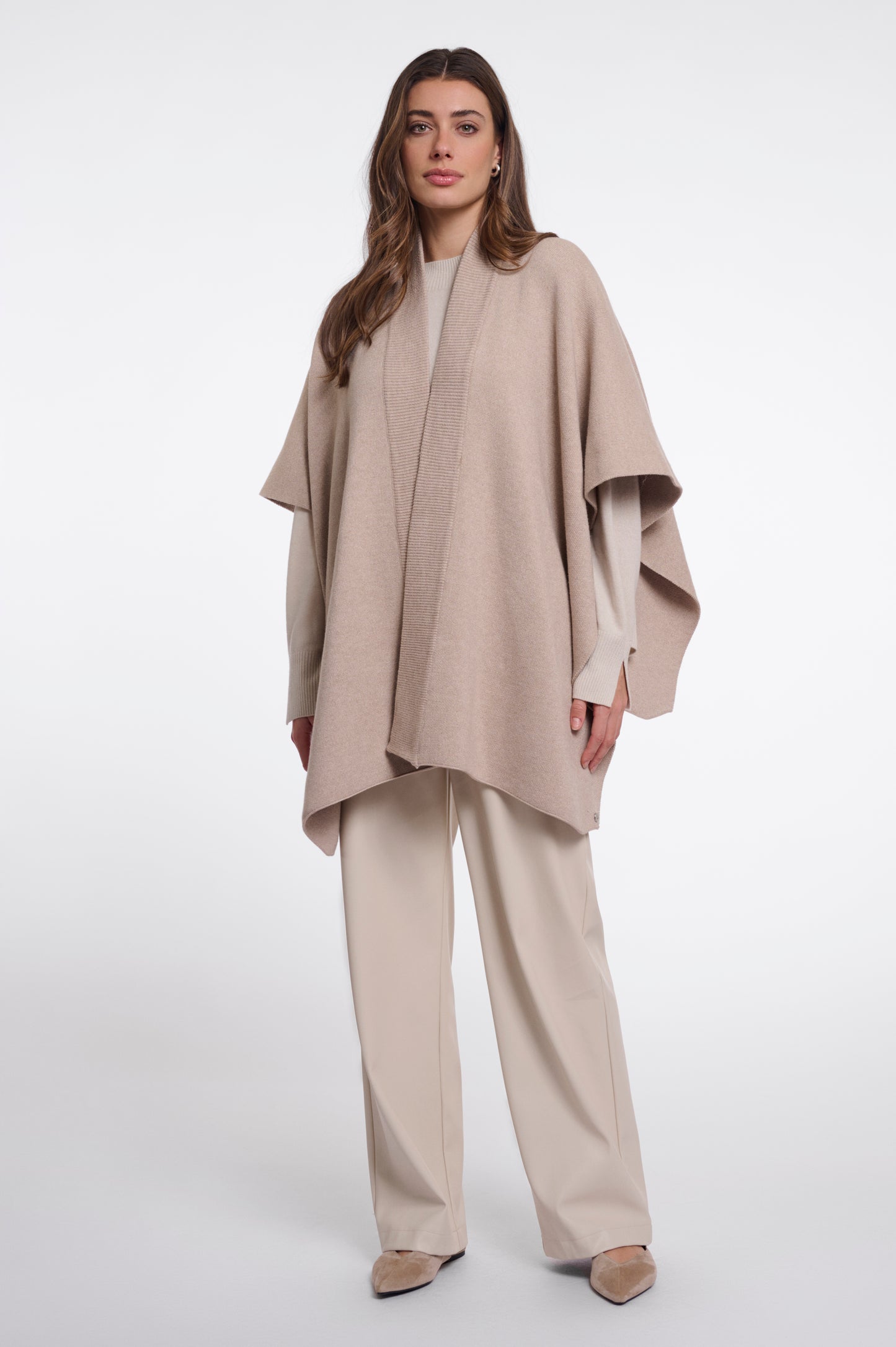 Rino&Pelle Taupe Santo Shawl