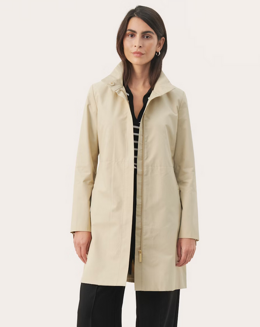 Part Two Cream Mac Jacket