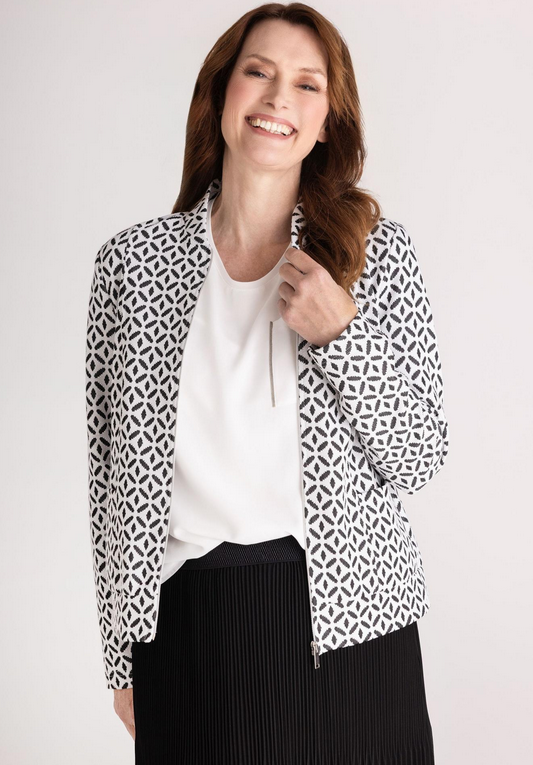 Frank Walder Textured Jersey Jacket