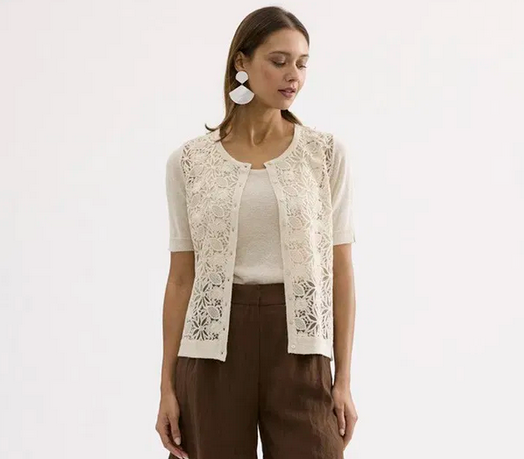 Leo&Ugo Gold Knit Twinset