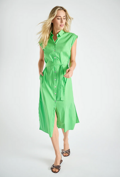 Marie Méro Green Midi Shirtdress