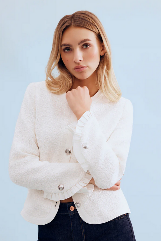 LEO&UGO Cream Dress Jacket