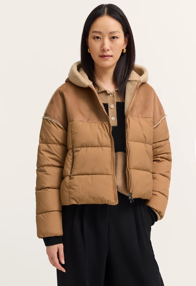 BUGATTI Multi Material Puff Jacket