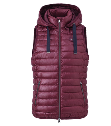 HV Society Ivanka Padded Burgundy Gilet