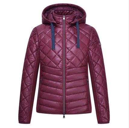 HV Society Jamy Burgundy Quilted Jacket