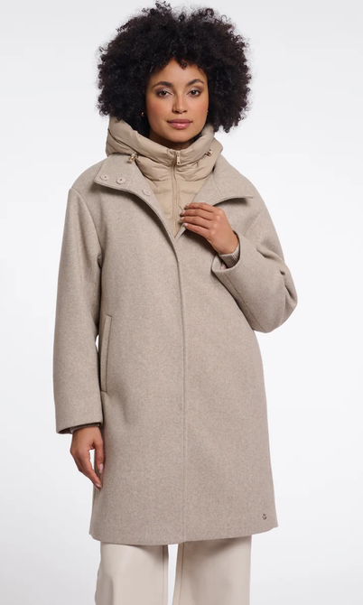 Rino&Pelle Omri Beige Convertible Coat