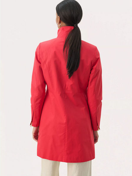 Part Two Coral Red Mac Jacket