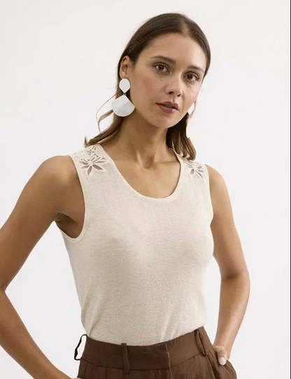 Leo&Ugo Gold Knit Twinset