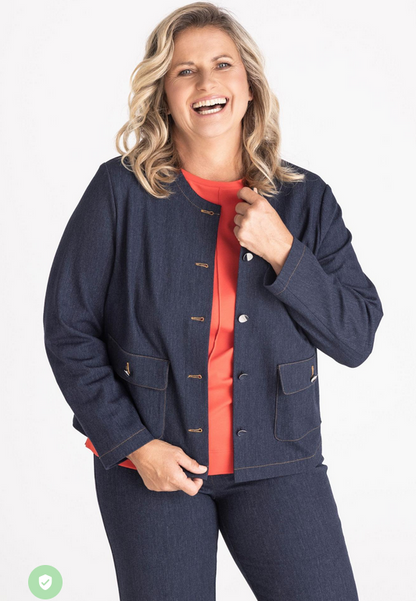 Frank Walder Denim Look Jacket