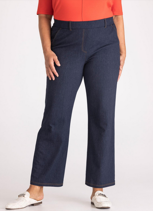 Frank Walder Denim Look Trousers