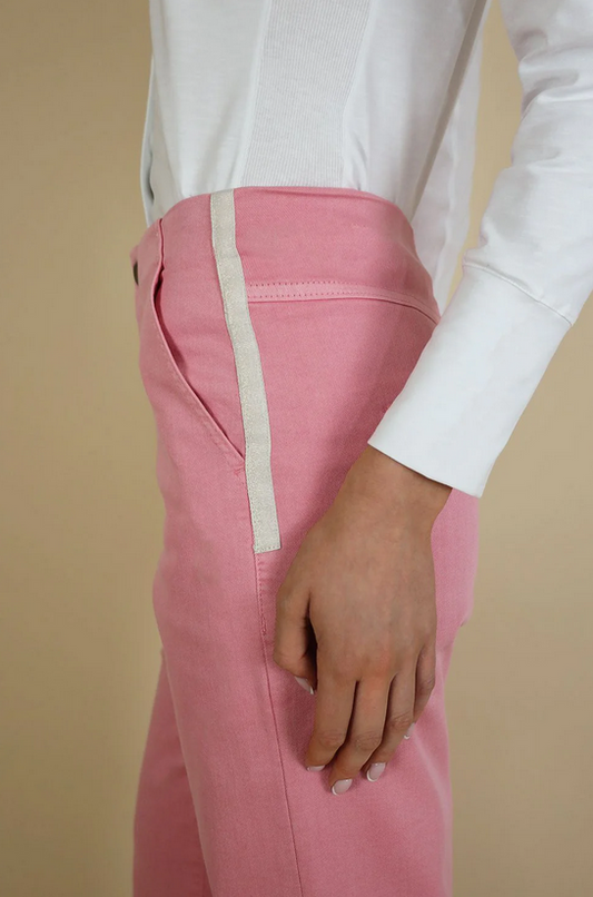 No2moro Pink Crop Jeans