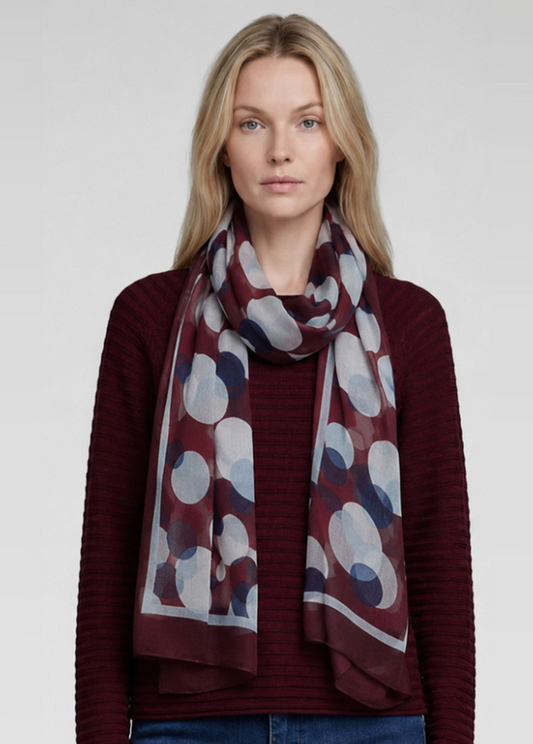 RABE Maroon Scarf