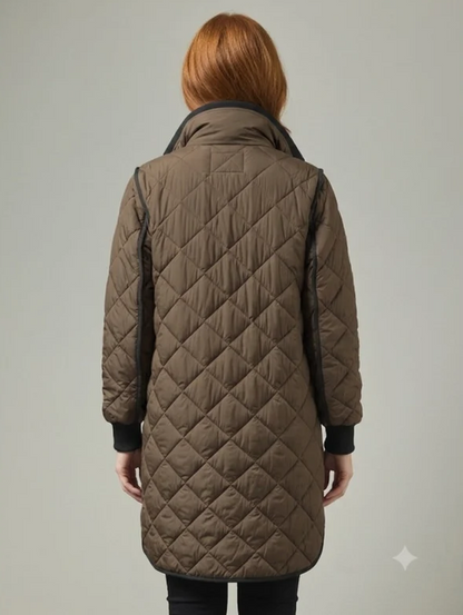 JUNGE Mocha Margrethe Quilted Jacket