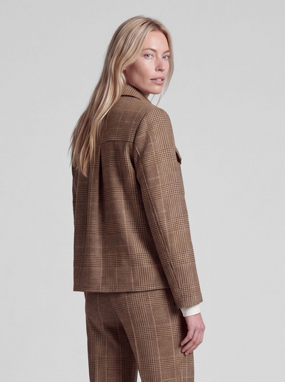RABE Plaid Shirt Jacket