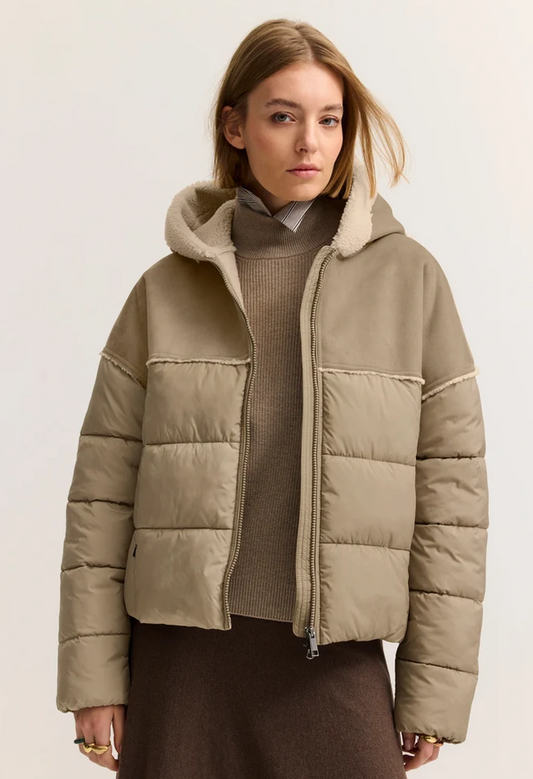 BUGATTI Multi Material Puff Jacket