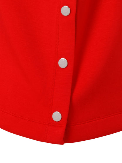 Via Appia Pink and Red Colourblock Sweatshirt