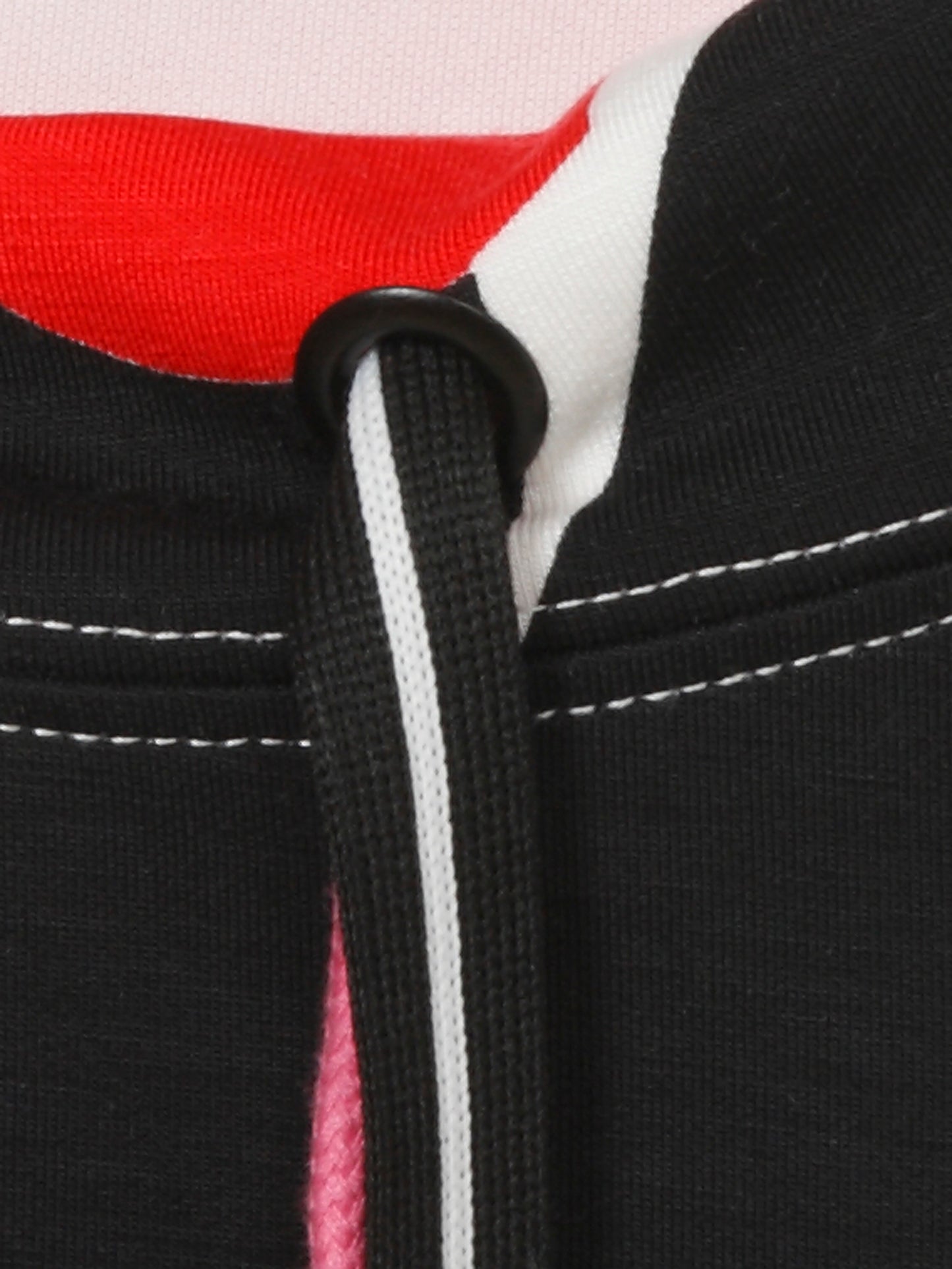 Via Appia Red and Pink Floral Print Top