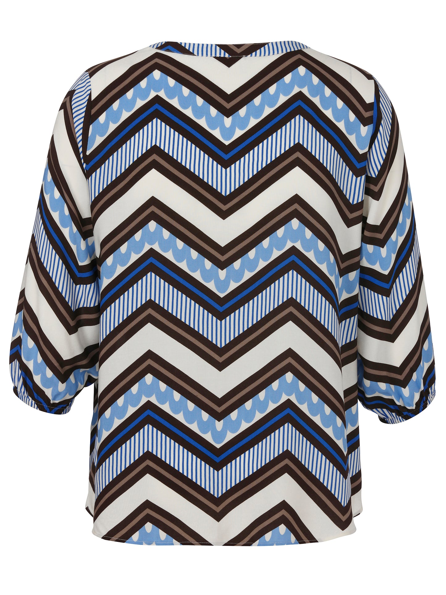 Via Appia Zig-Zag Blouse