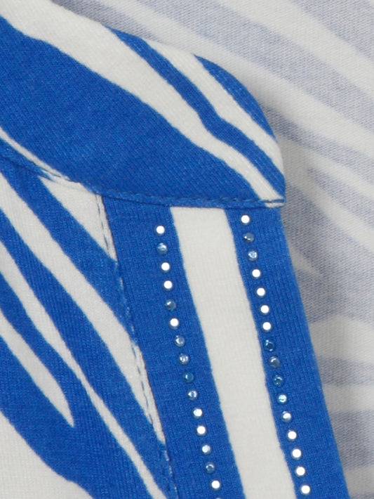 Via Appia Blue & White T-Shirt