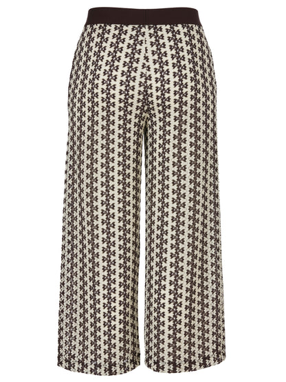 Via Appia Beige & Brown Pants