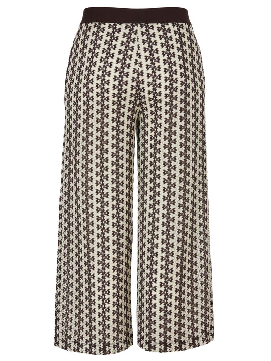 Via Appia Beige & Brown Pants