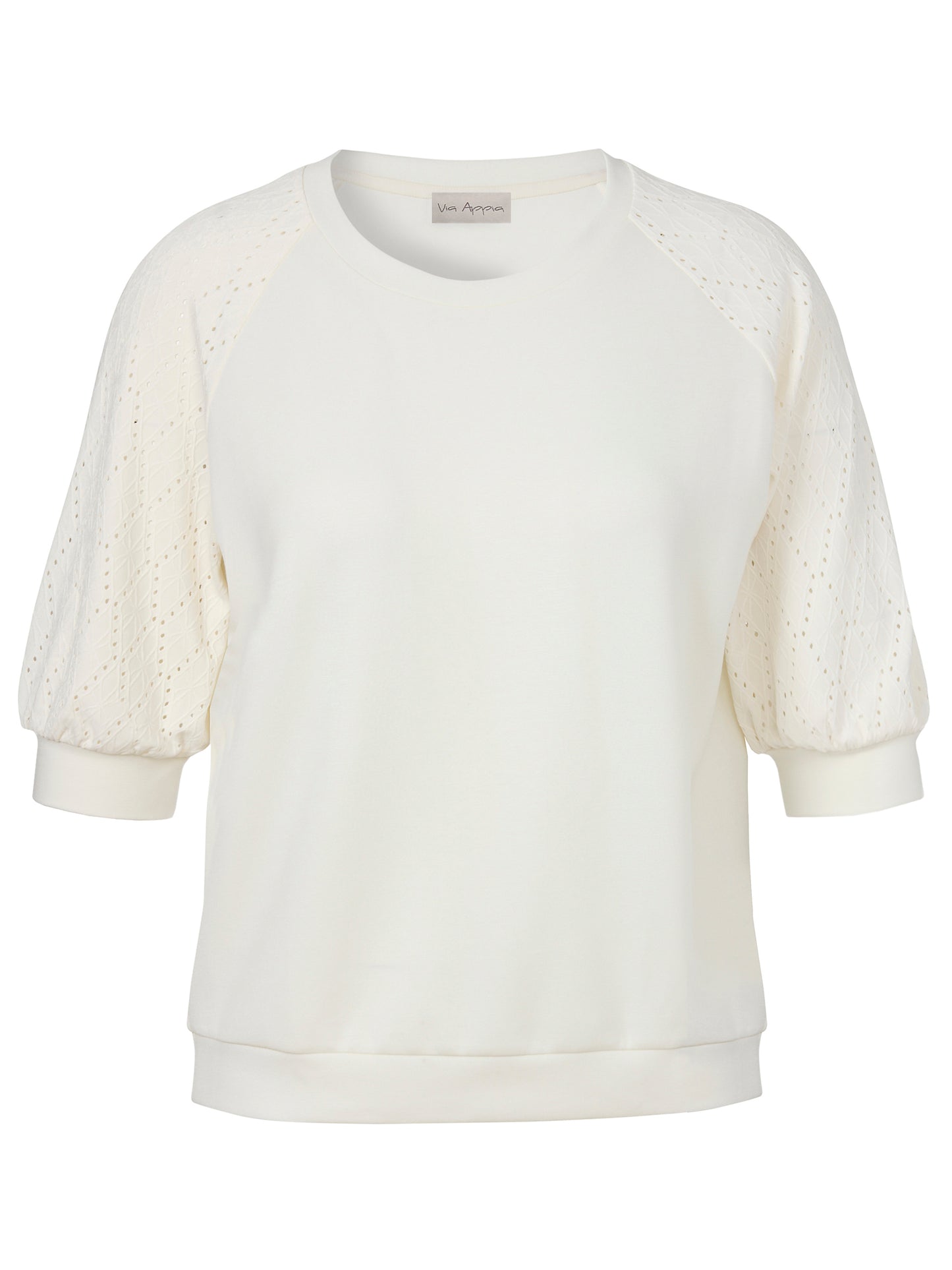 Via Appia Cream Sweatshirt
