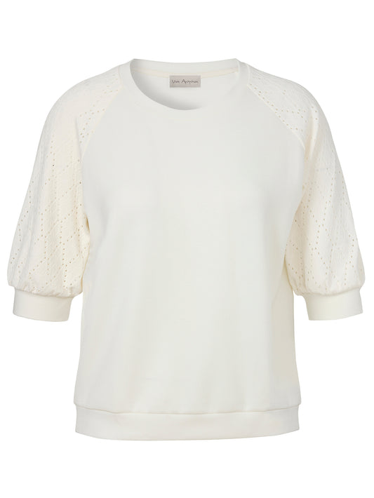 Via Appia Cream Sweatshirt