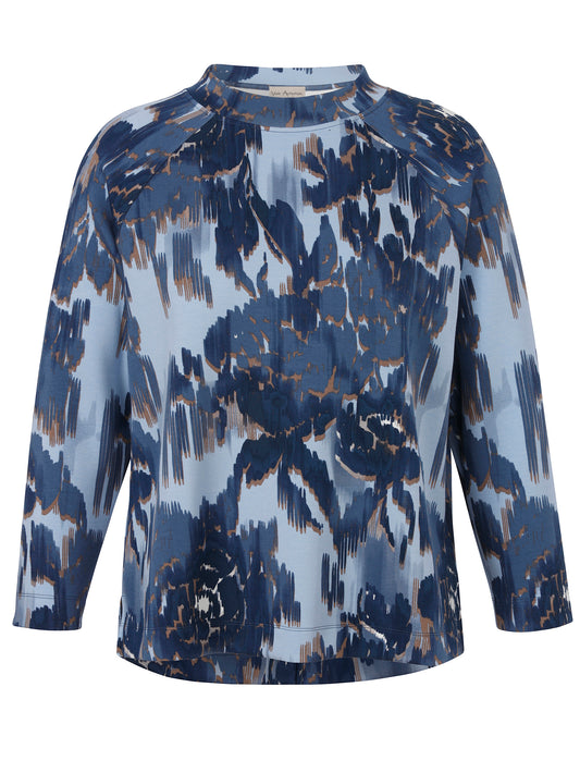 Via Appia Blue Tie Dye Sweatshirt