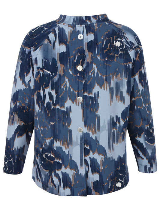 Via Appia Blue Tie Dye Sweatshirt