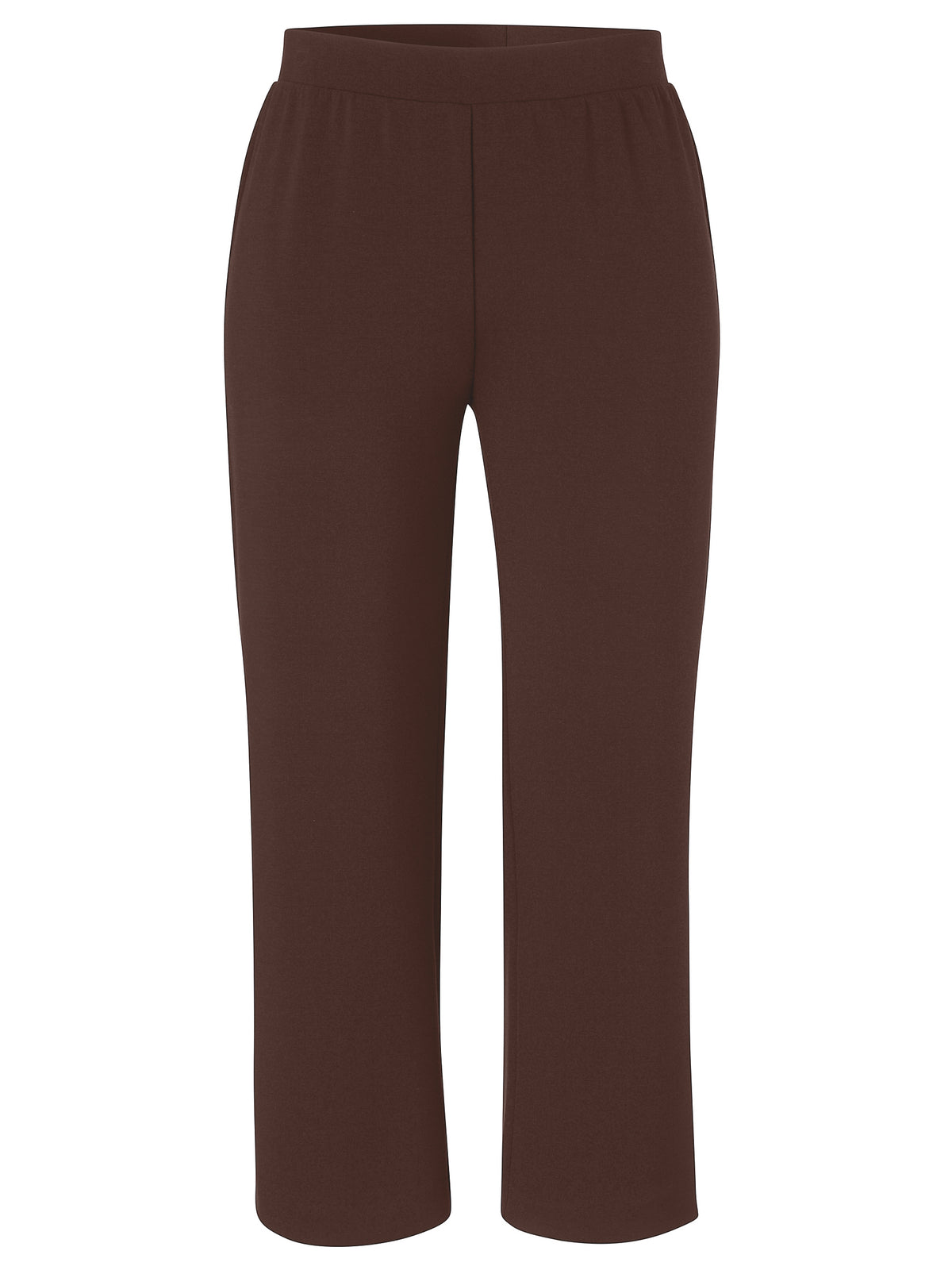 Via Appia Espresso Straight Leg Pull-On Trousers