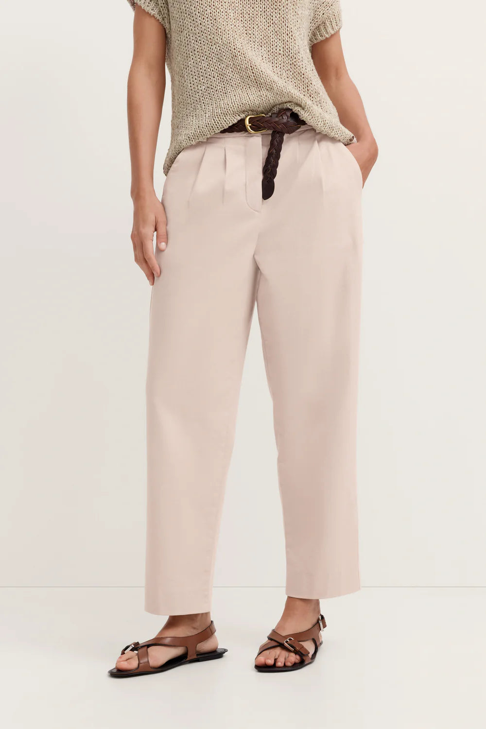 BUGATTI Pleated Chinos