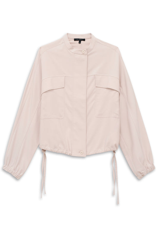 Bugatti Beige Jacket with Drawstring Waist