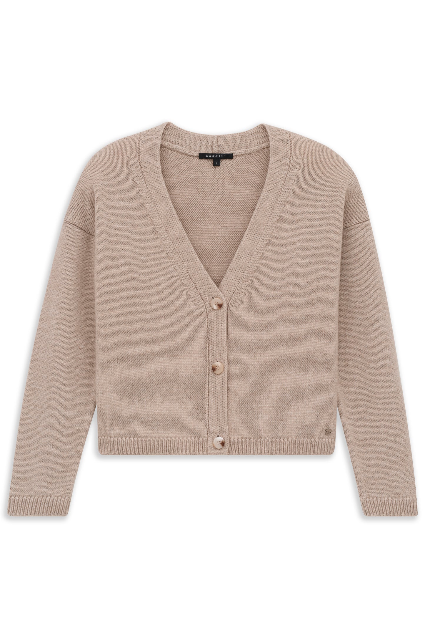 BUGATTI Taupe V-Neck Cardigan