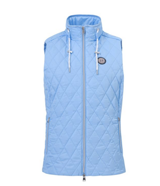 HV Society Blue Quilted Gilet