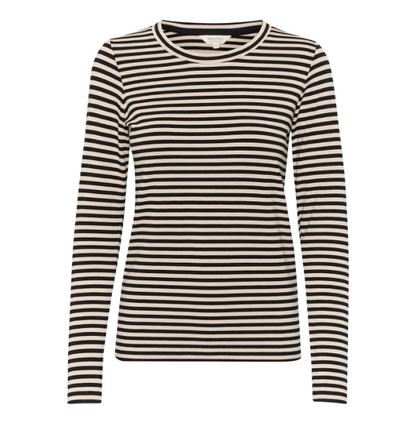 Part Two Striped Long Sleeve Jersey T-Shirt