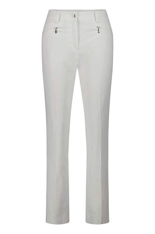 Gardeur White Dina Trousers