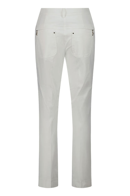 Gardeur White Dina Trousers