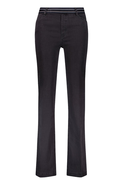 Gardeur Zilla1 Charcoal Flared Pull-On Jeans