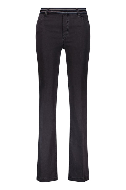 Gardeur Zilla1 Charcoal Flared Pull-On Jeans