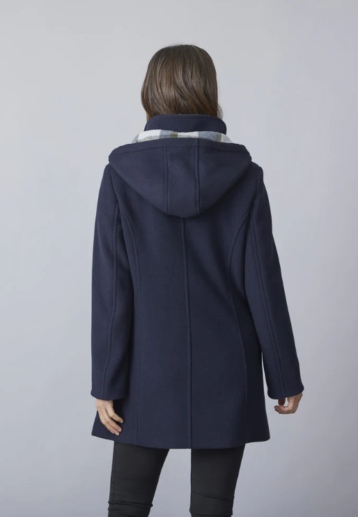 Junge Kaya Navy Duffel Coat