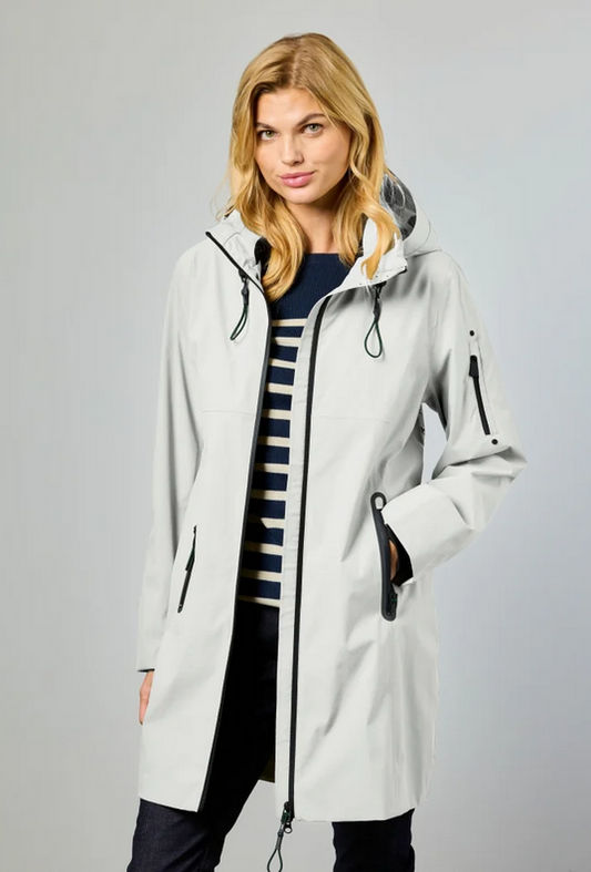 JUNGE Ecru Nynne Waterproof Jacket
