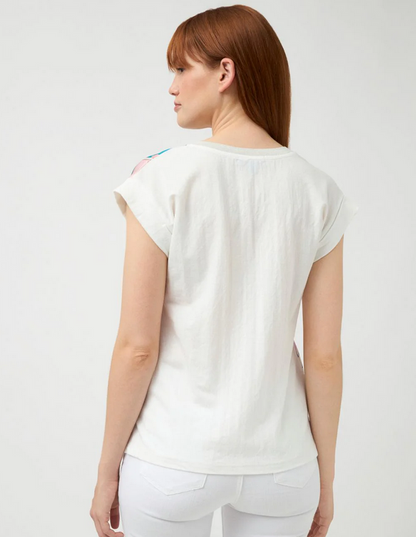 TINTA Roxy Pastel V-Neck Top